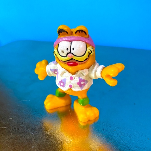 GARFIELD THE CAT VTG 1981 COMIC STRIP CHARACTER COLLECTIBLE PVC TOY 2” - Picture 7 of 9